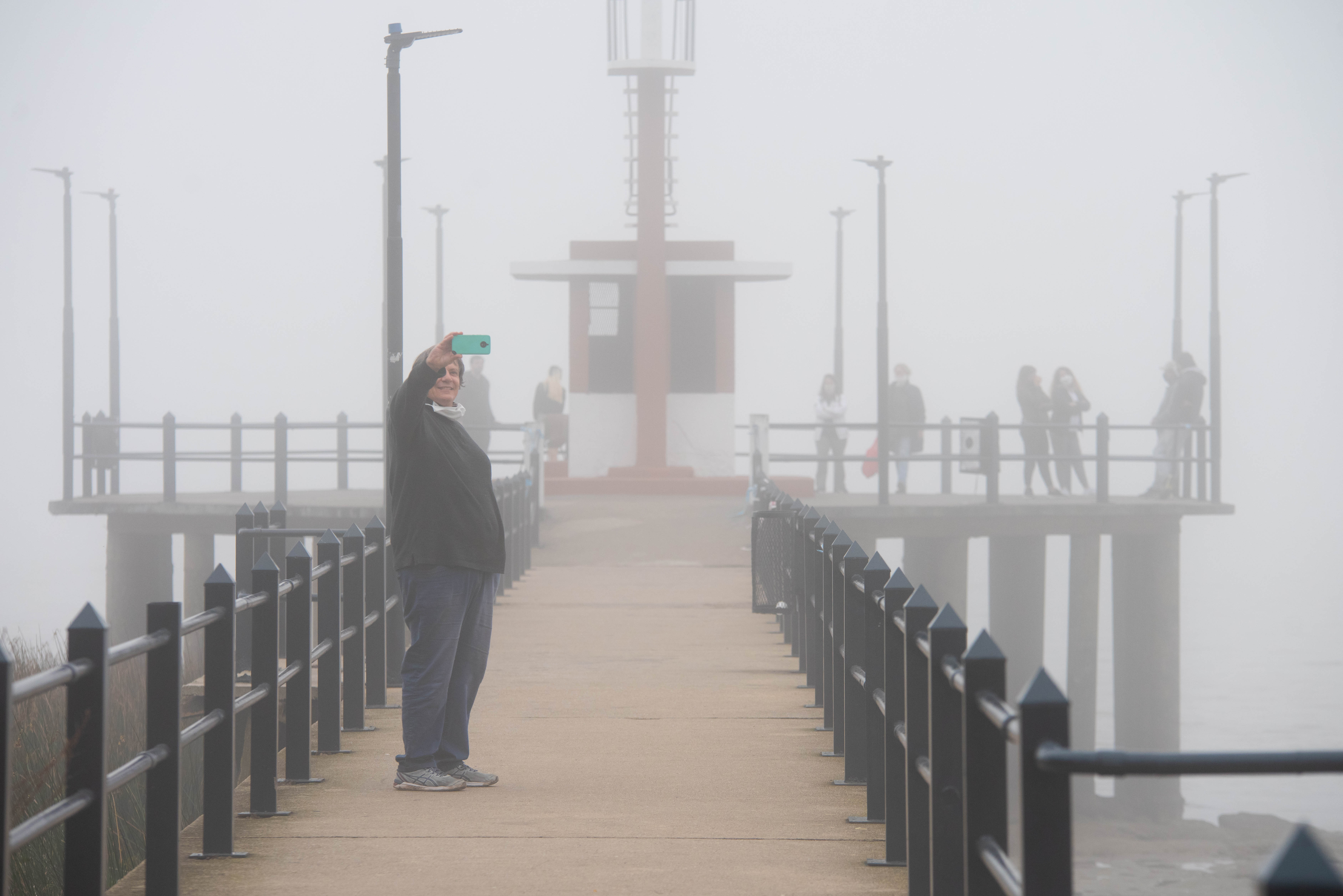 Niebla en la zona norte del conurbano