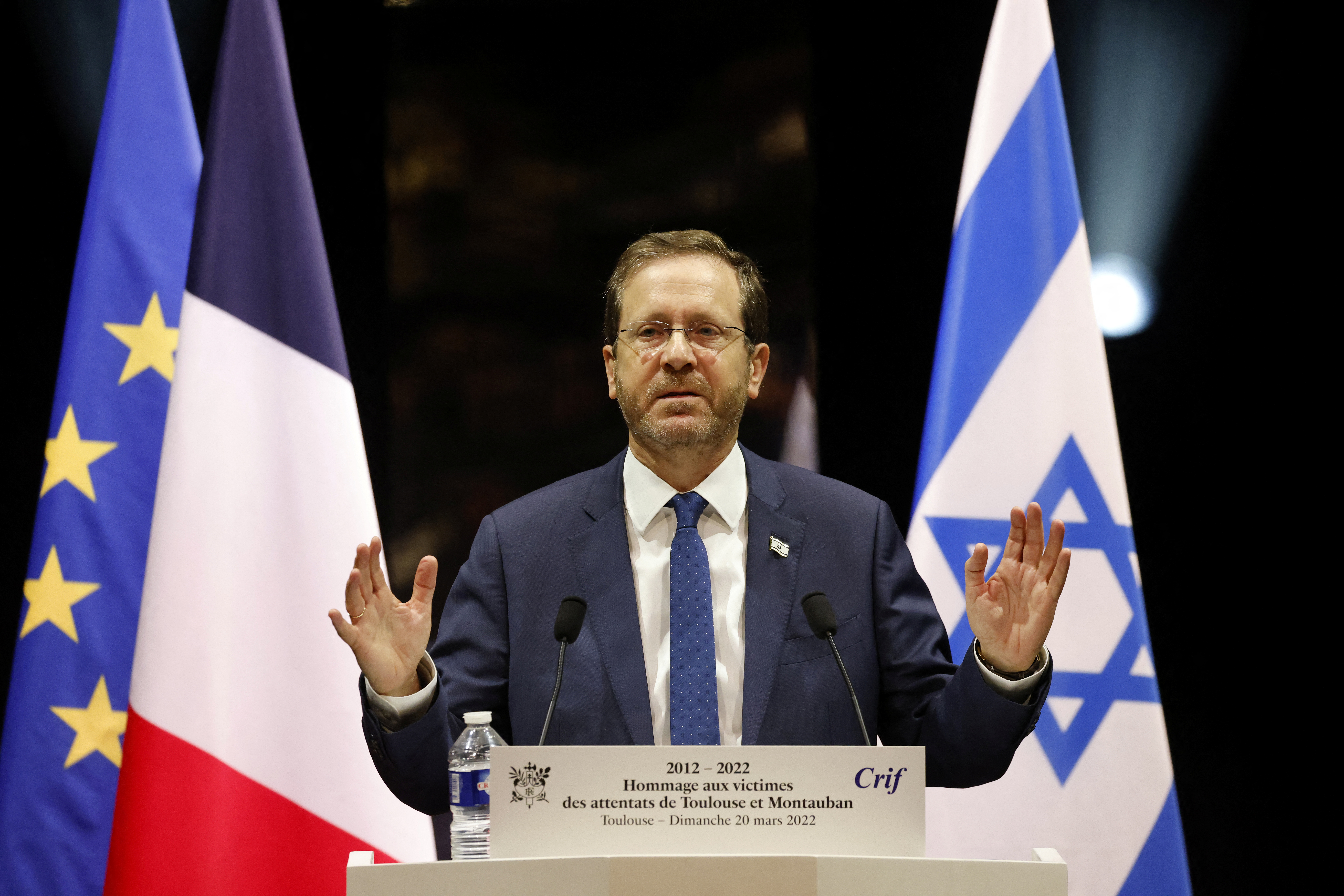 El presidente de Israel, Isaac Herzog, recibirá este martes a Horacio Rodríguez Larreta