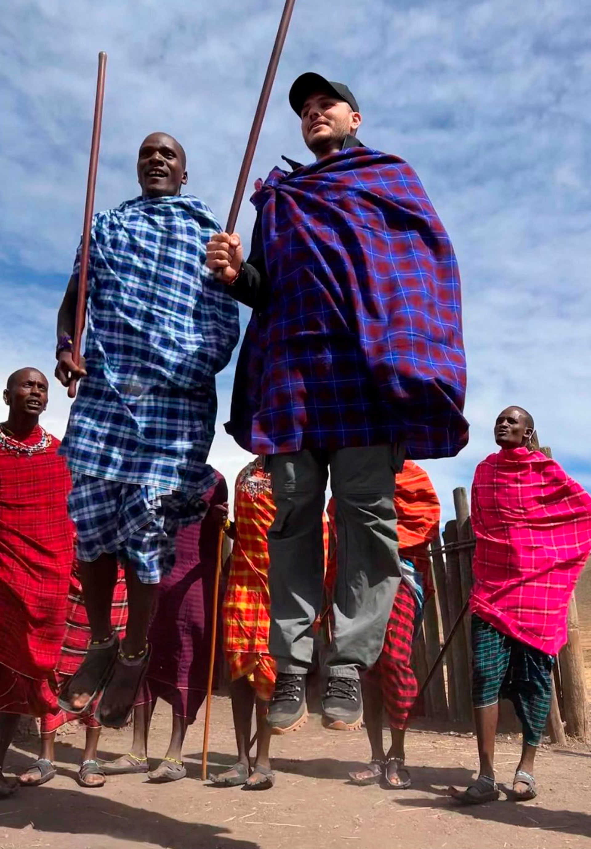 Mauro Icardi compartió una jornada con la tribu Massai Mara (@mauroicardi)
