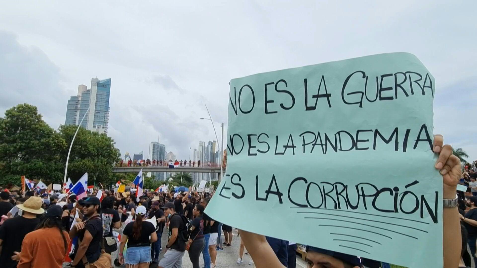 Las protestas continúan en Panamá