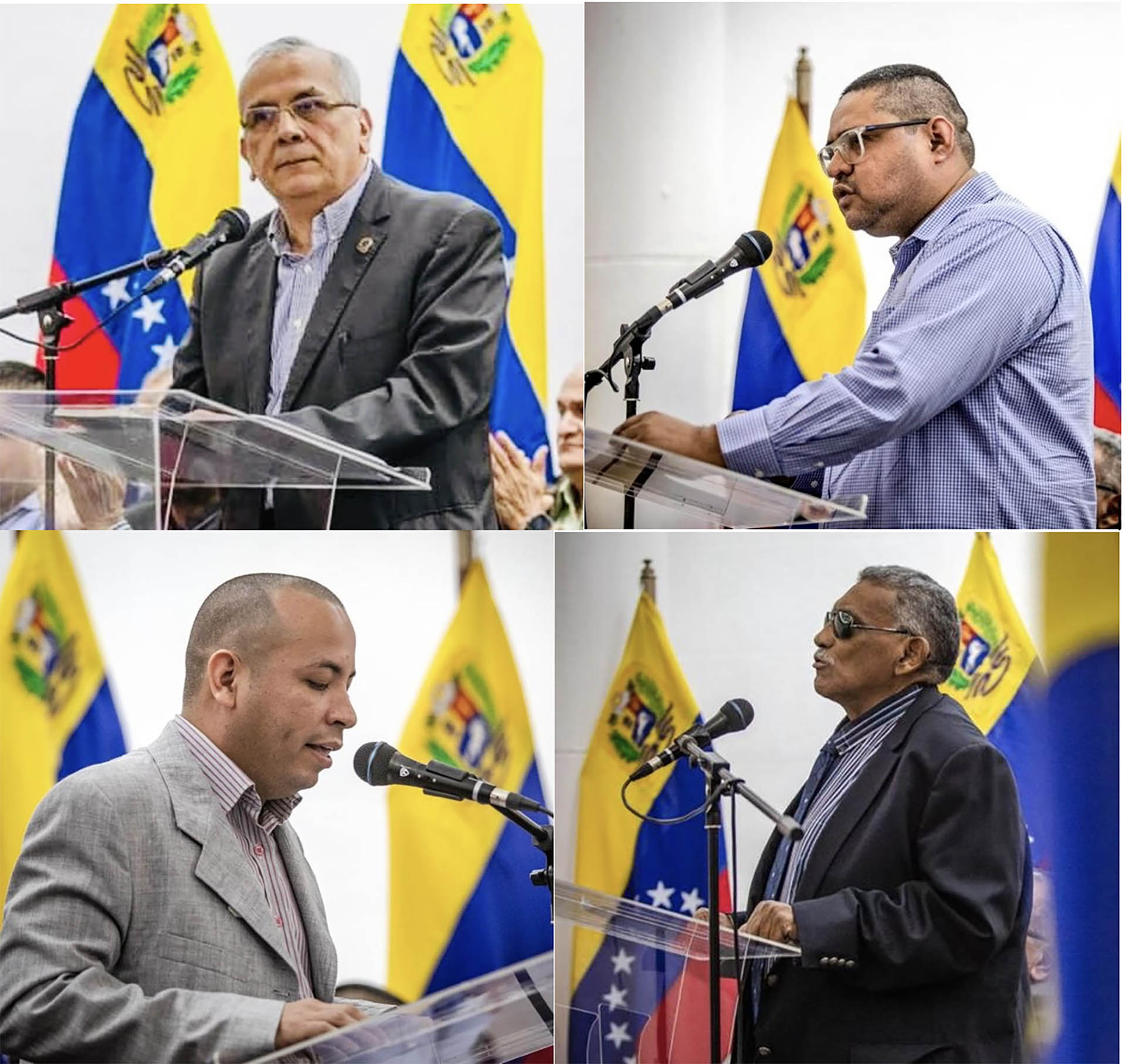 Rodrigo Cabezas, Juan García, Jackson Páez y Luis Beltrán Franco de VDU