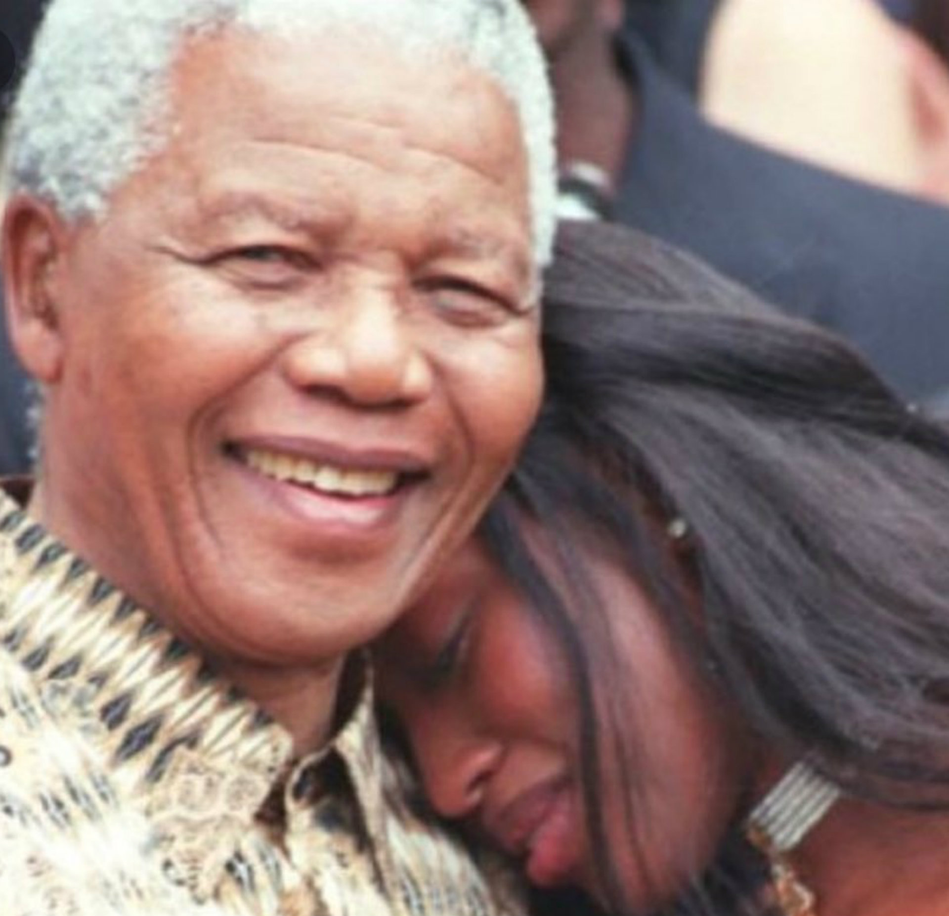 Naomi con Nelson Mandela (Foto: Instagram)