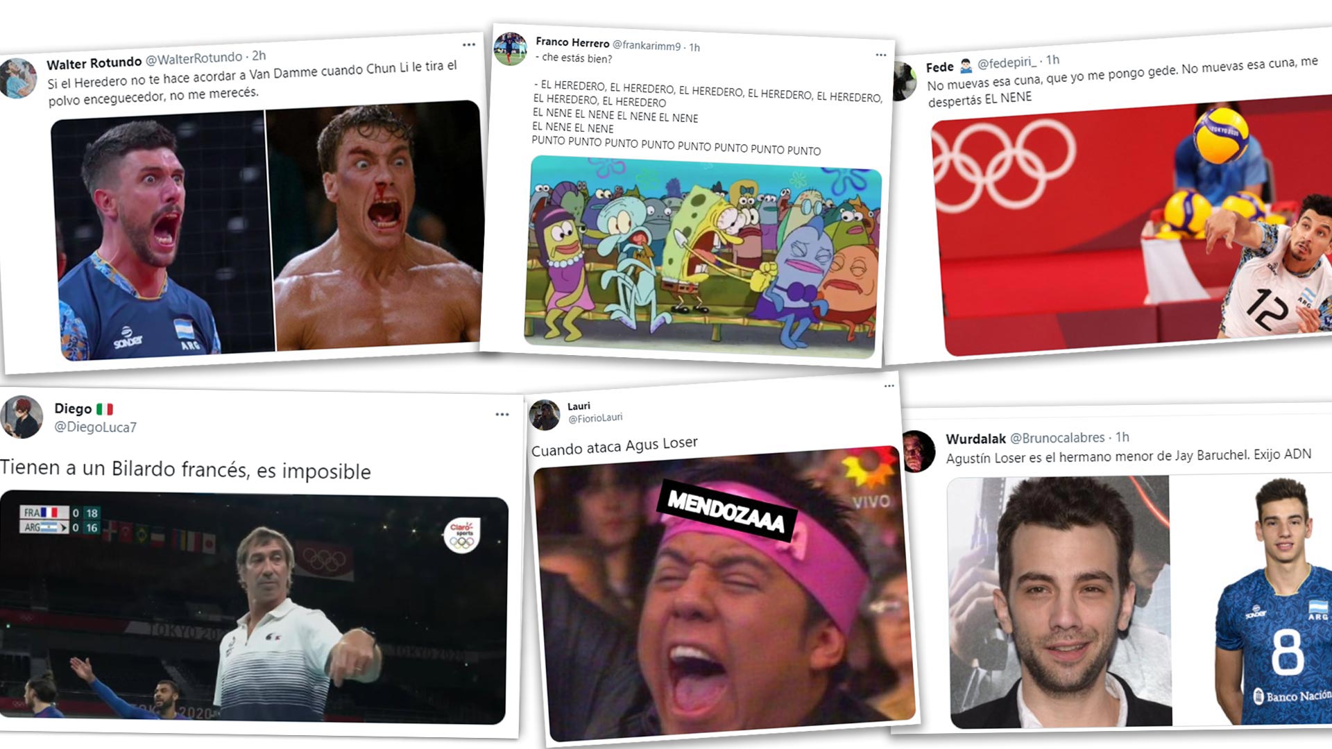 Explotaron los memes tras el duelo de Argentina en el vóley de los Juegos Olímpicos: del parecido del DT francés con Bilardo, a los apodos de Montesano