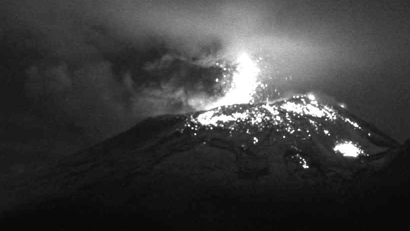 Volcán Popocatépetl hoy 29 de mayo: se detectaron nueve exhalaciones y más de mil minutos de tremor en 24 horas