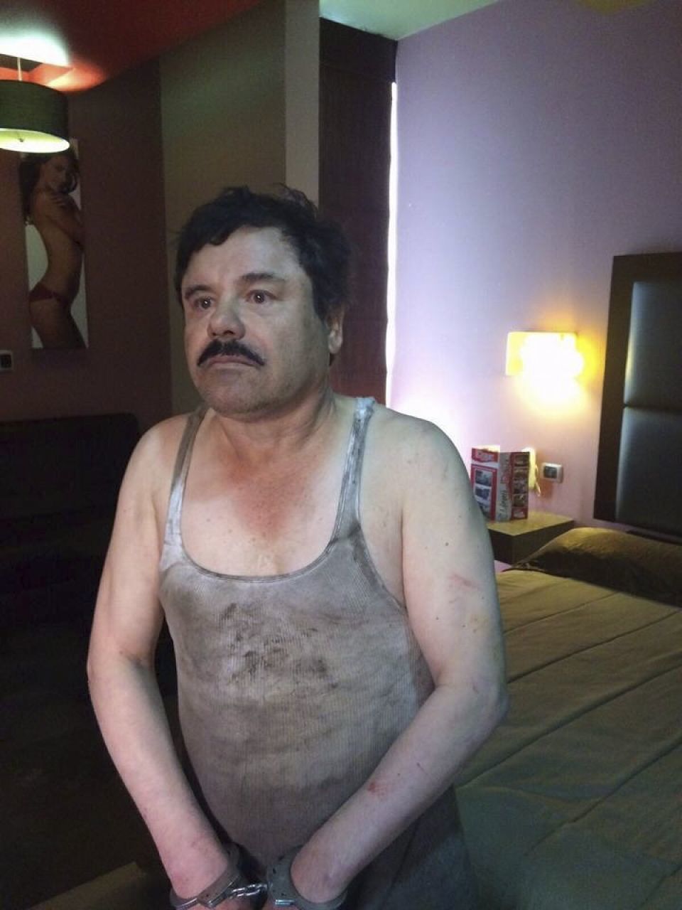 La captura del Chapo Guzmán en un hotel de los Mochis (FOTO: ESPECIAL /CUARTOSCURO)