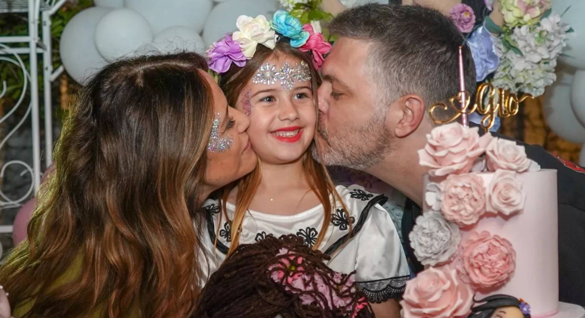 María Fernanda Callejón y Ricky Diotto celebraron el cumpleaños de su hija Giovanna, tras su separación 