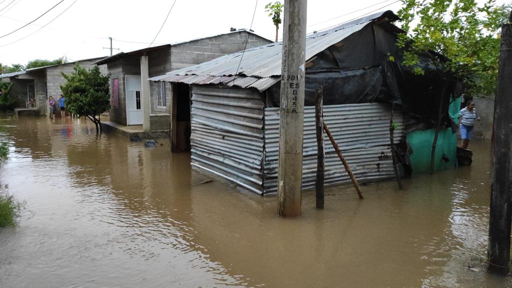 Inundaciones en Montelíbano, Córdoba. Foto: cortesía.
