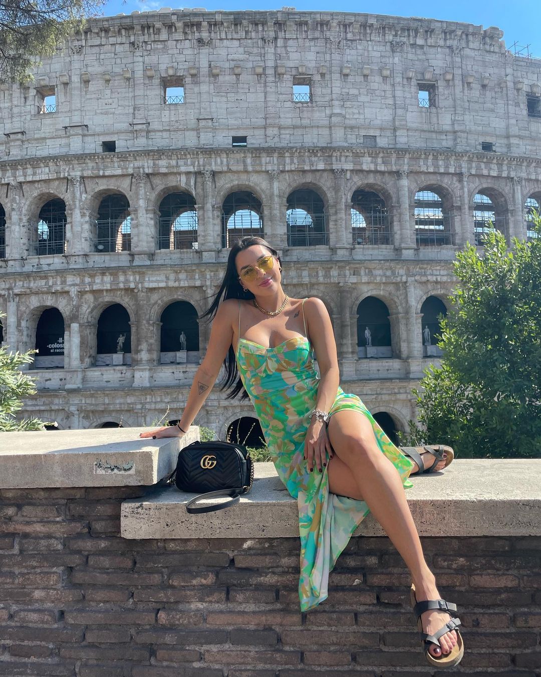 Aranza Peña a visité Rome et réalisé son rêve de parcourir le monde (Instagram : @aranzapenaa)