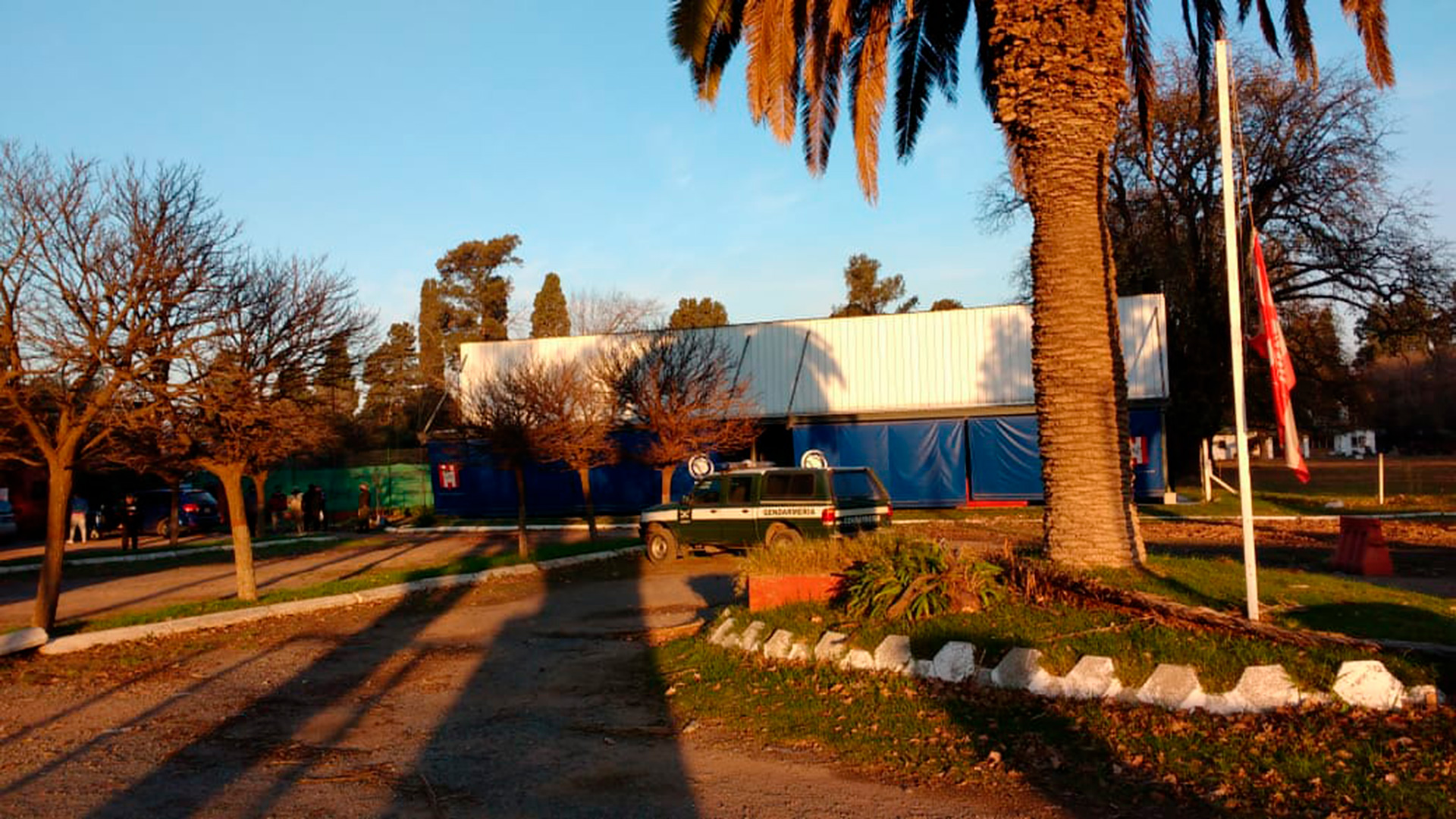 El club de Pilar donde se produjo el allanamiento de Gendarmería