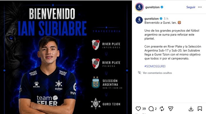 Relegado en River, Subiabre fue filmado en un torneo de intercountries, donde discuti&oacute; con un rival: 