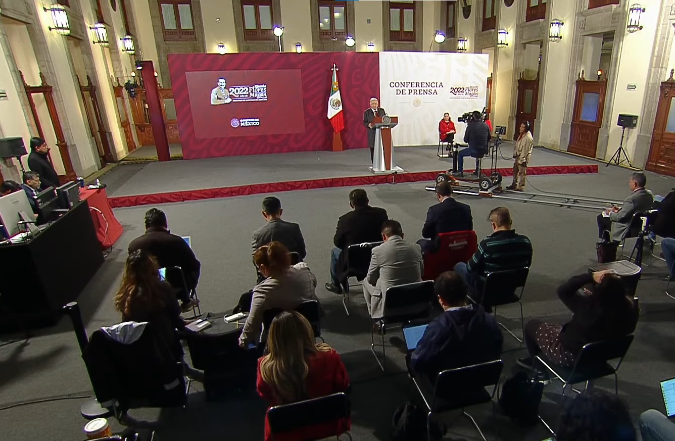 AMLO morning conference.  Photo: Government of Mexico