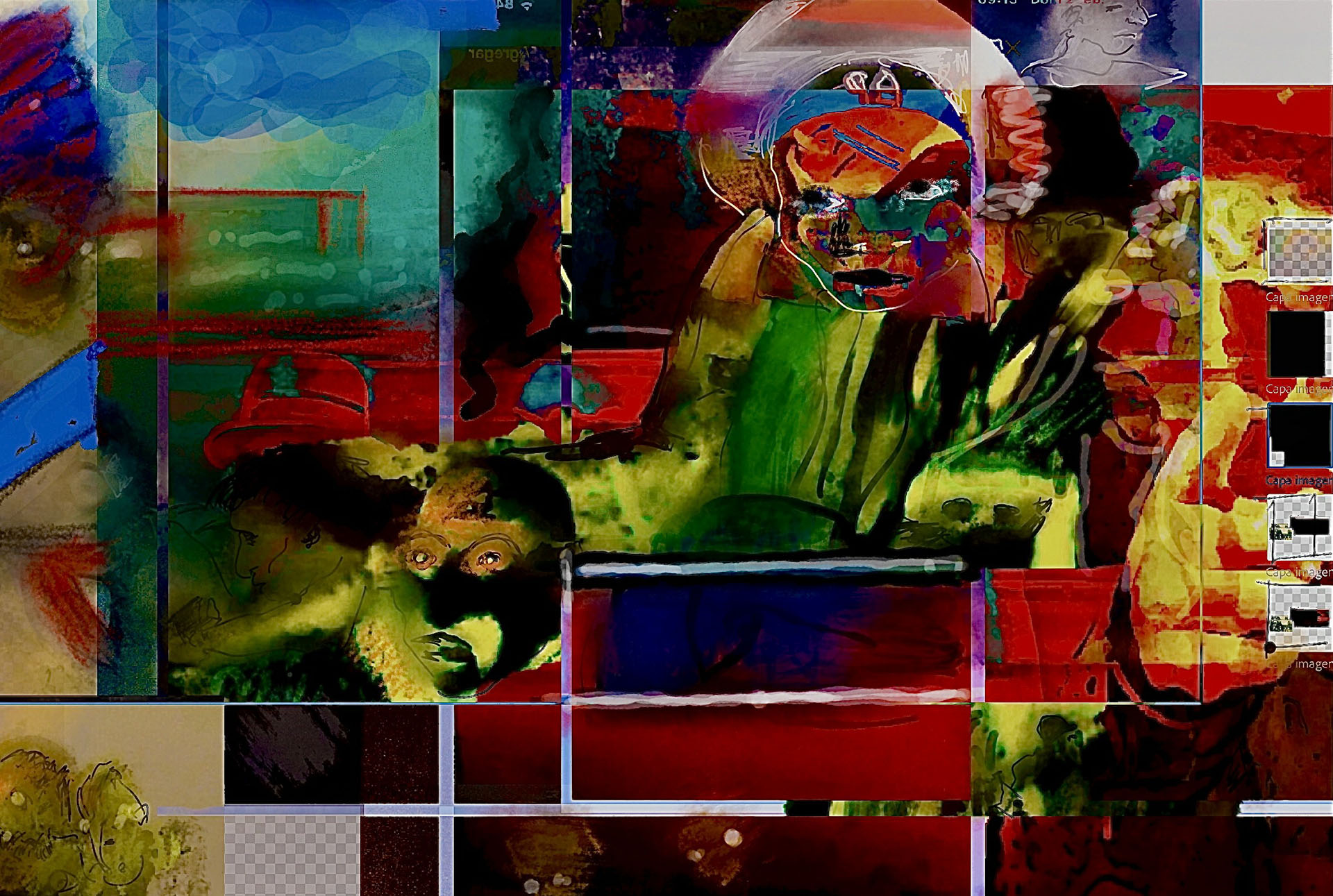 La otra faceta del Indio Solari: su arte digital con 