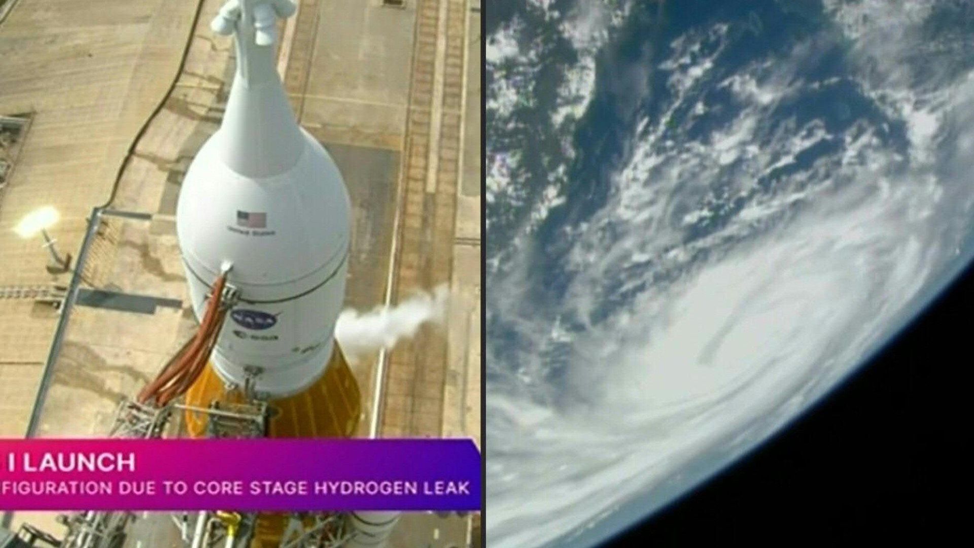 El nuevo megacohete de la NASA para regresar a la Luna será devuelto ala plataforma de lanzamiento luego del paso del huracán Ian (NASA)
