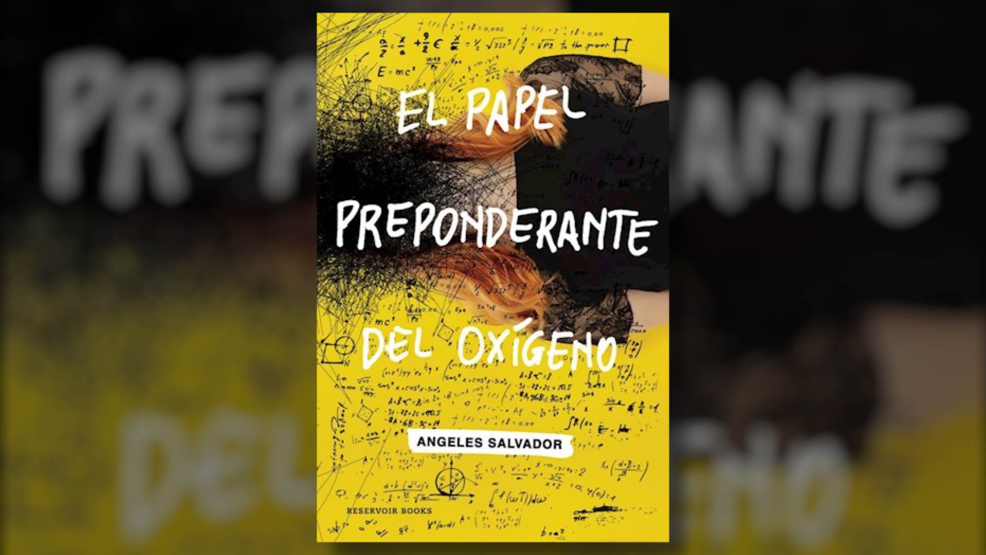 Portada de "El papel preponderante del oxígeno", primera novela de Ángeles Salvador.