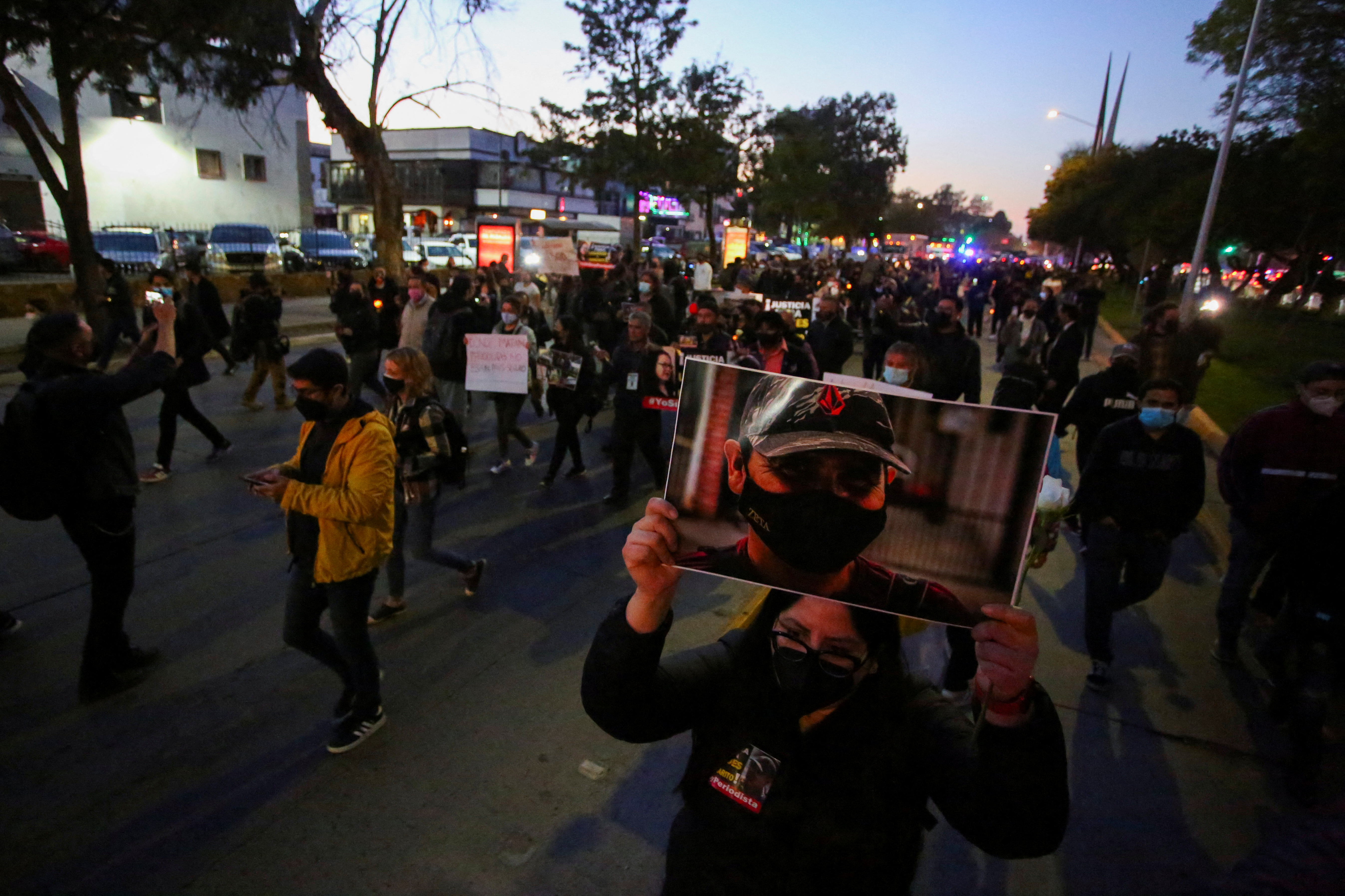 Los periodistas exigieron justicia por los homicidios a periodistas en Tijuana (Foto: REUTERS/Jorge Duenes)