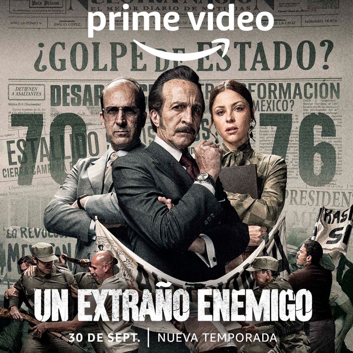El drama mexicano está protagonizado por Antonio de la Vega y Hernán Del Riego. (Prime Video)