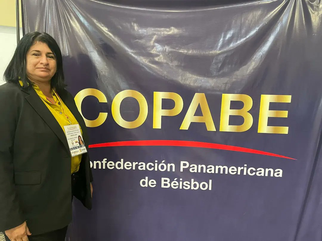 For the first time a woman directs the destinies of the Pan American Baseball Confederation