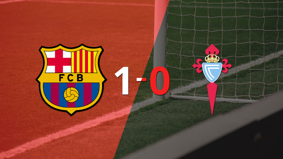 Barcelona derrotó en casa 1-0 a Celta