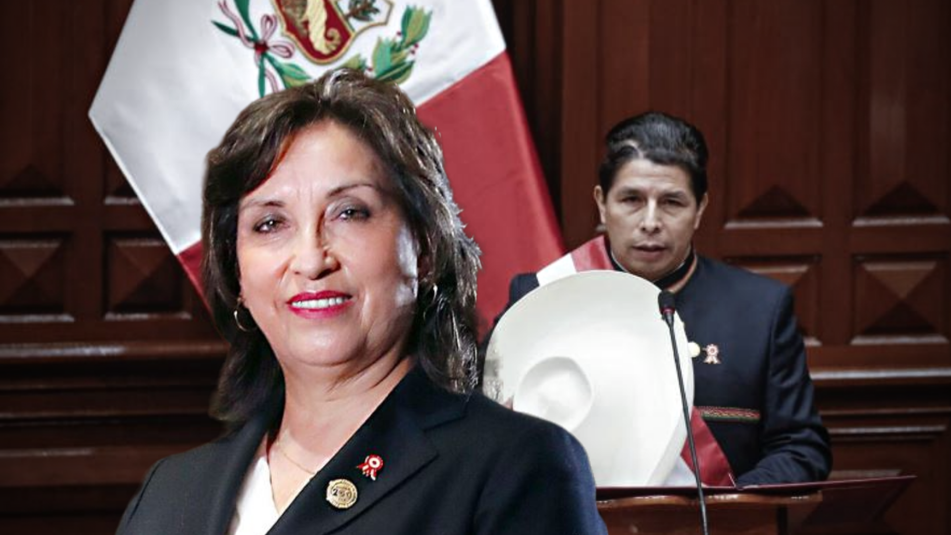 Dina Boluarte se convierte en la primera presidenta del Perú tras la vacancia de Pedro Castillo.