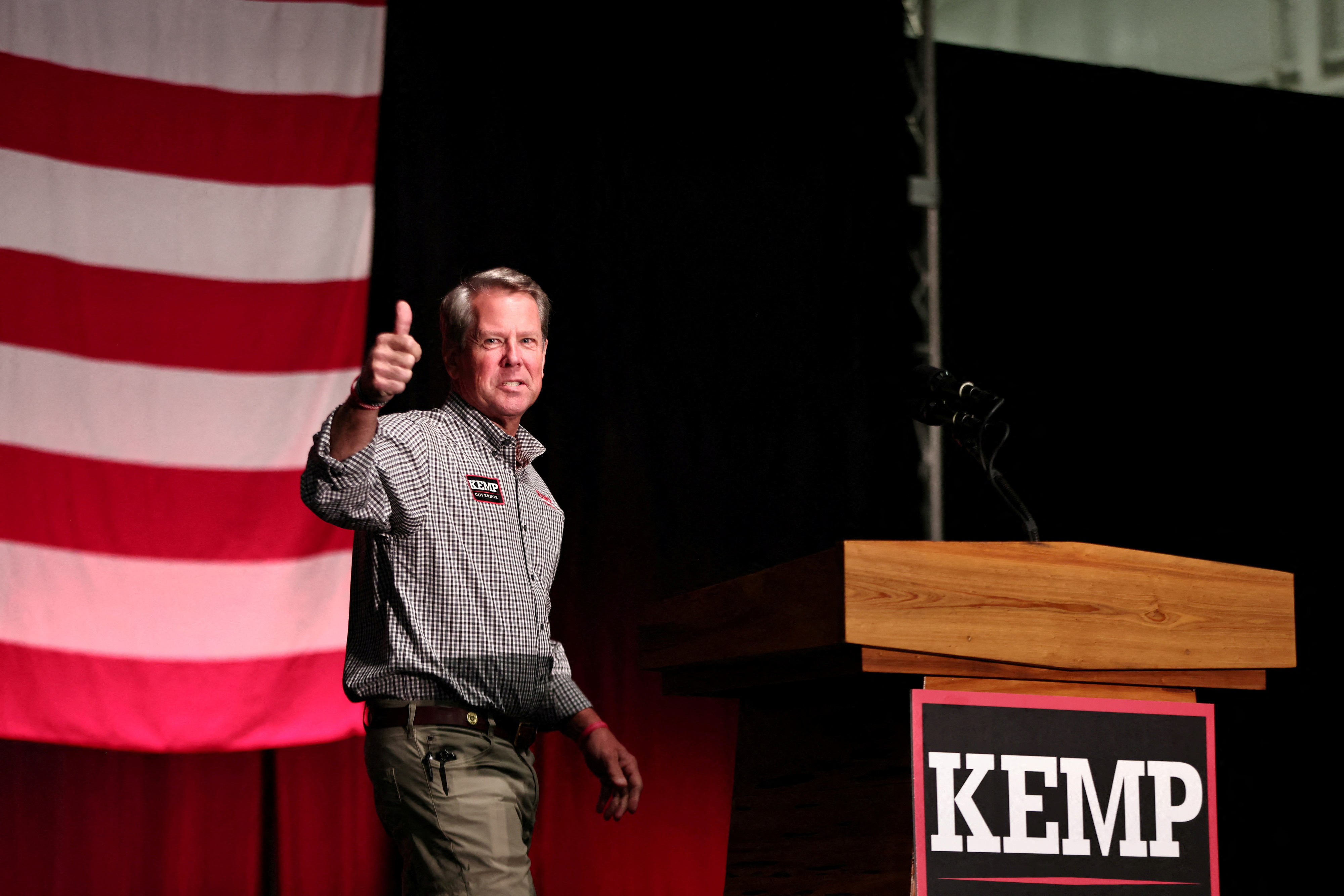 El republicano Brian Kemp (REUTERS/Dustin Chambers)