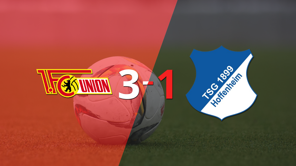 Unión Berlín gana 3-1 a Hoffenheim con doblete de Danilho Doekhi