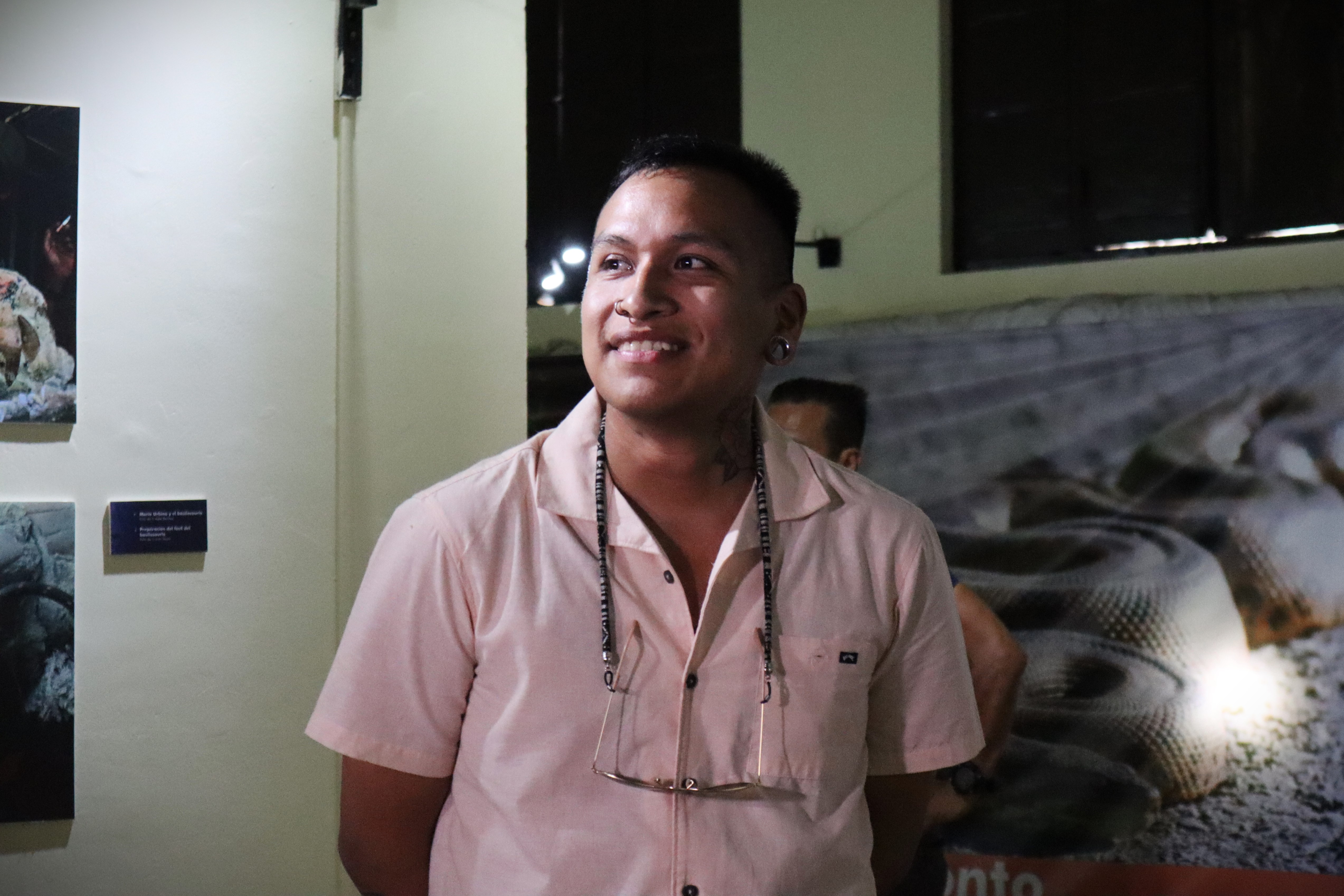 Paleontólogo peruano, Aldo Benites Palomino. (Infobae/Paula Elizalde)