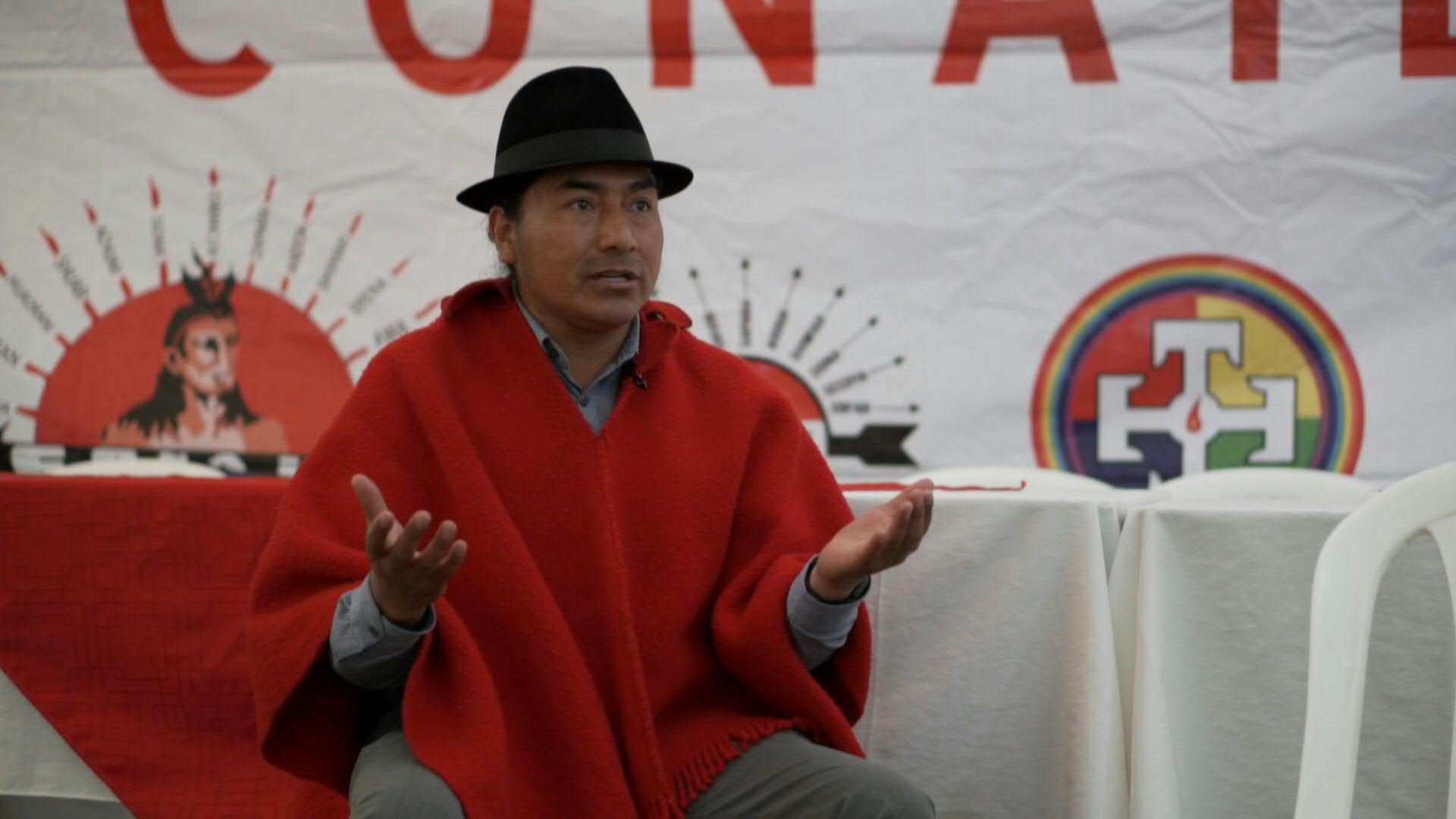 Leonidas Iza, el líder indígena que encabeza la protesta contra Guillermo Lasso