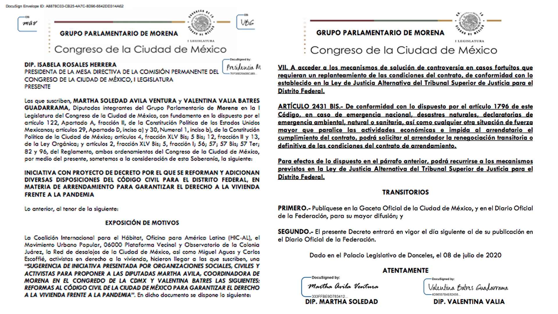 En qué consiste la iniciativa de Morena que permitiría a inquilinos no  pagar la renta, por COVID-19 en CDMX - Infobae