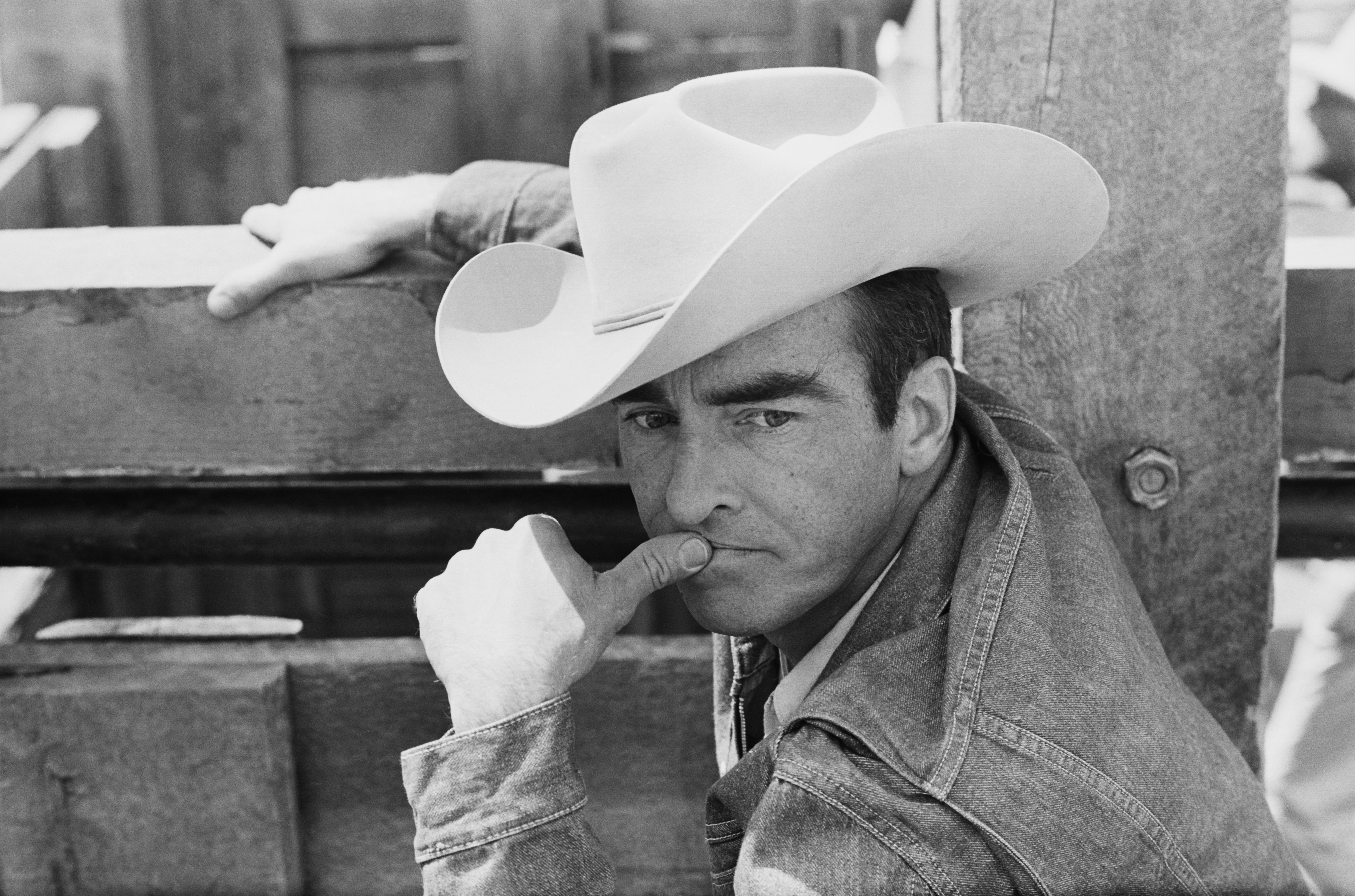Montgomery Clift on the set of The Misfits, one of his final films (Ernst Haas/Ernst Haas/Getty Images)