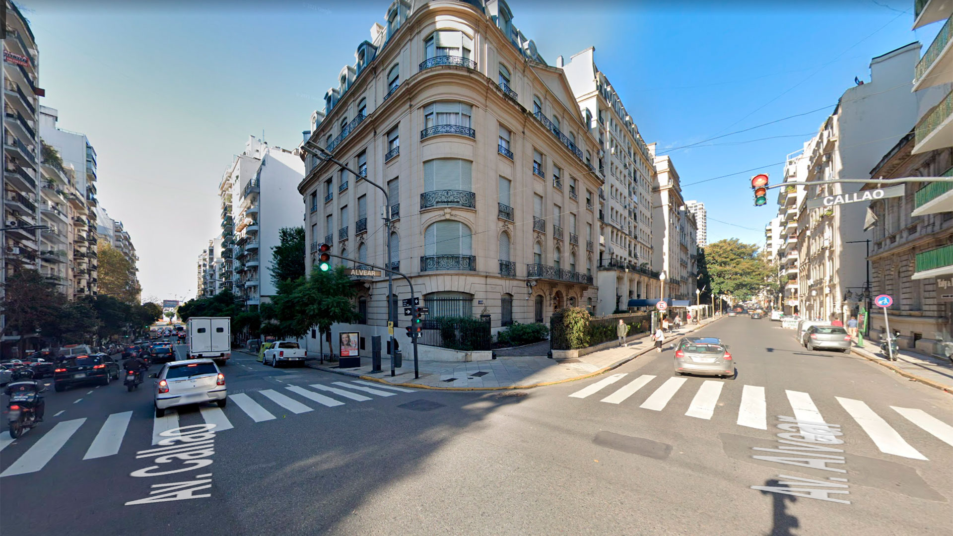 Intersección de las avenidas Callao y Alvear, un eje top de Recoleta