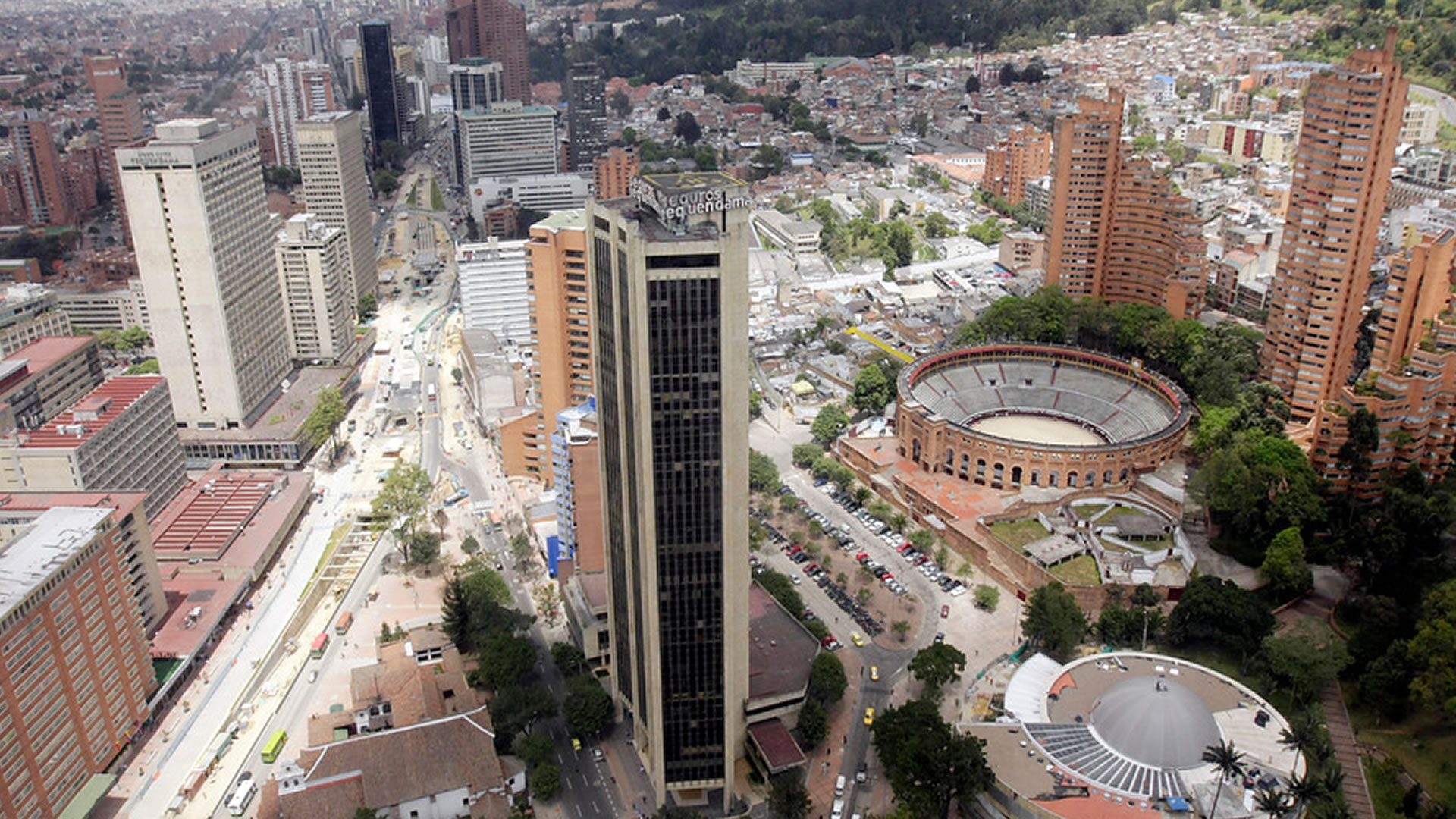 Bogotá. Vista del centro de la Ciudad desde la Torre de Colpatria (Colprensa Juan Pablo Bayona)