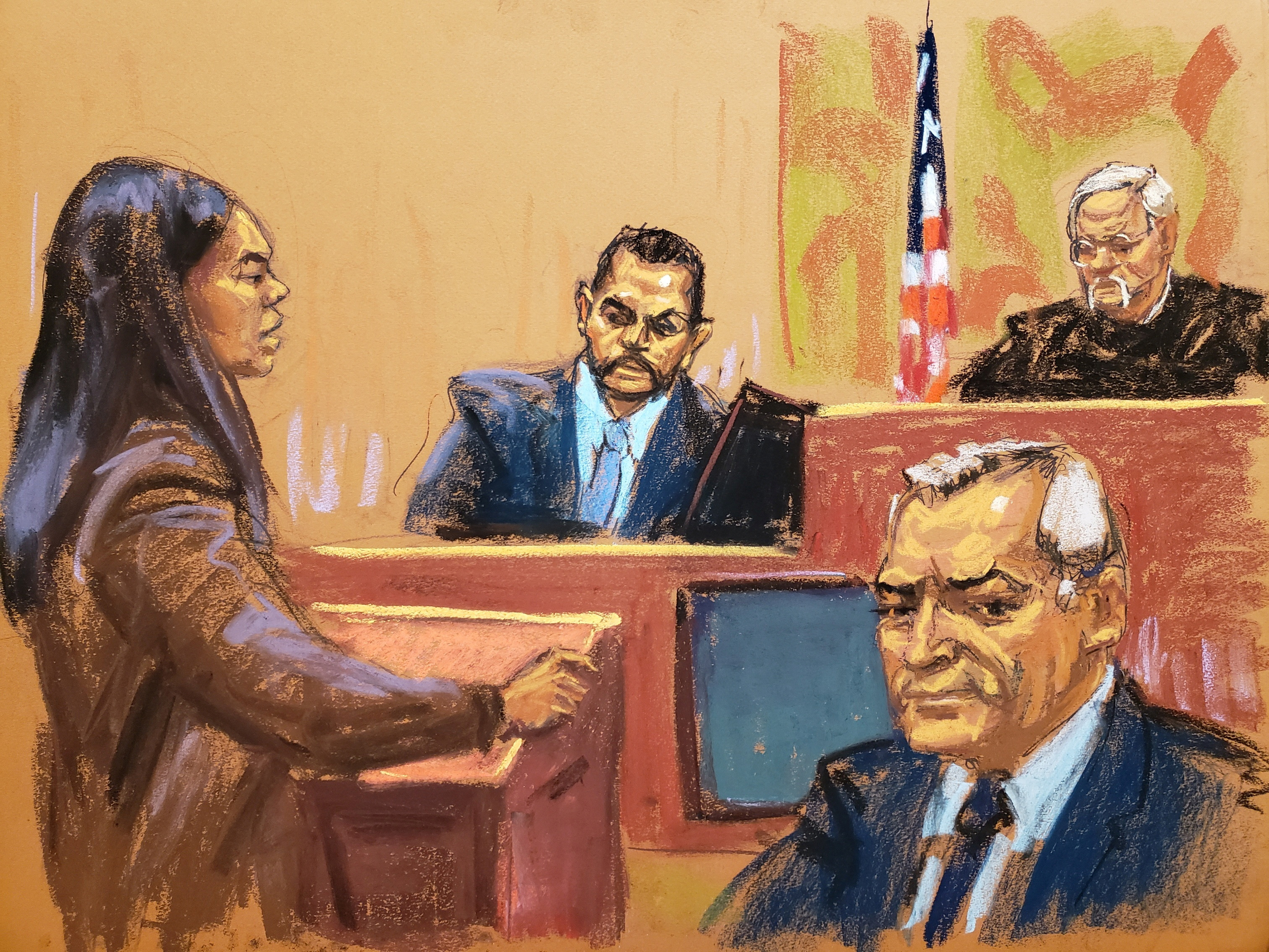 García Luna enfrenta un juicio penal en la Corte de Brookyn, EEUU (Foto: REUTERS/Jane Rosenberg)