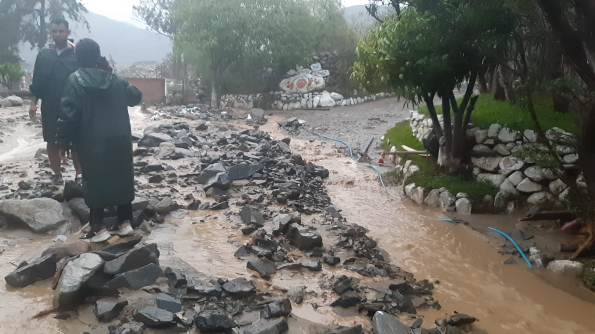 Aldea Infantil Wesfalia quedó damnificado tras huaico.
Foto: Difusión