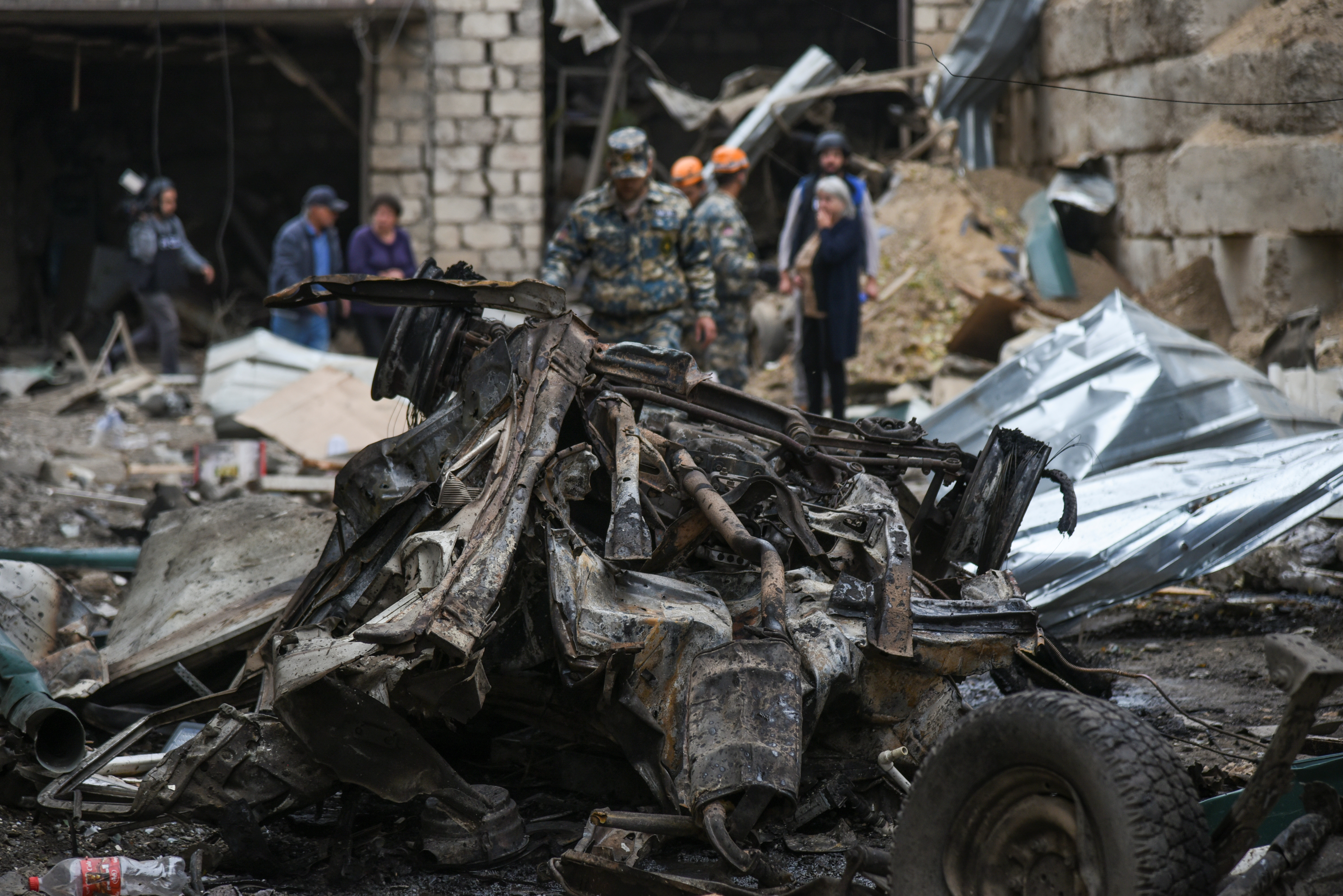 Los enfrentamientos entre Armenia y Azerbaiyán causaron decenas de víctimas mortales (David Ghahramanyan/NKR InfoCenter/PAN Photo/Handout via REUTERS)