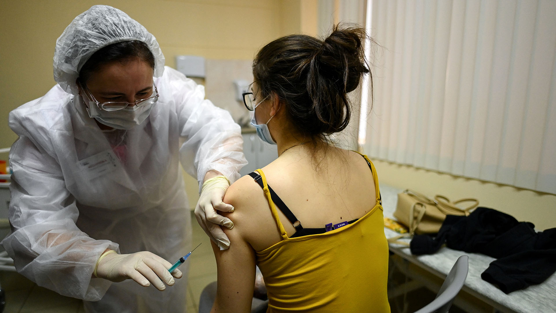La campaña de vacunación masiva en Rusia comenzó el 5 de diciembre (Kirill Kudryavtsev/ AFP)
