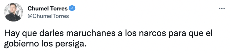 Chumel Torres utilizó su cuenta de Twitter para burlarse del gobierno de AMLO (Foto: Twitter@ChumelTorres)