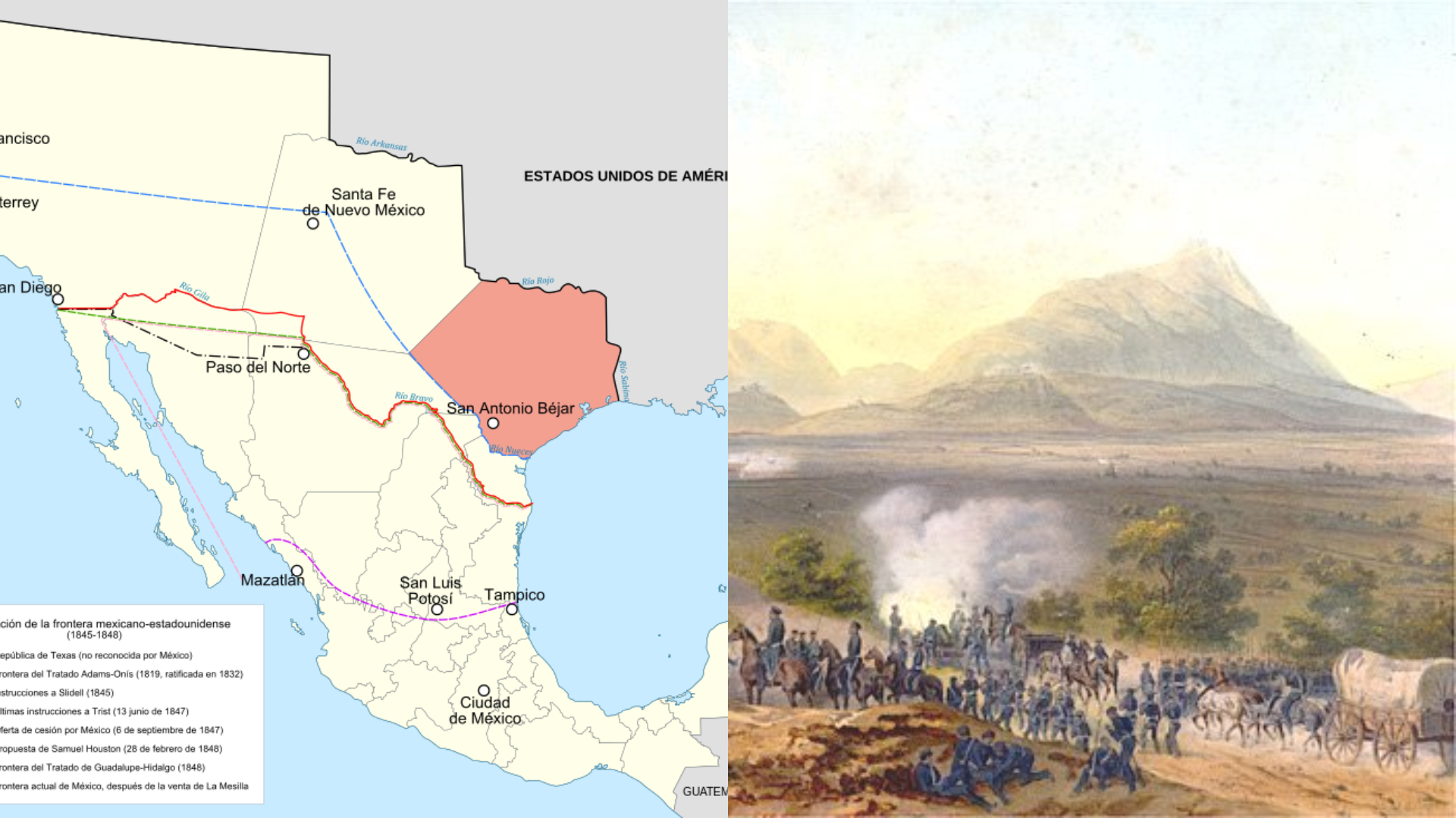 Por qué México perdió la guerra contra Estados Unidos
