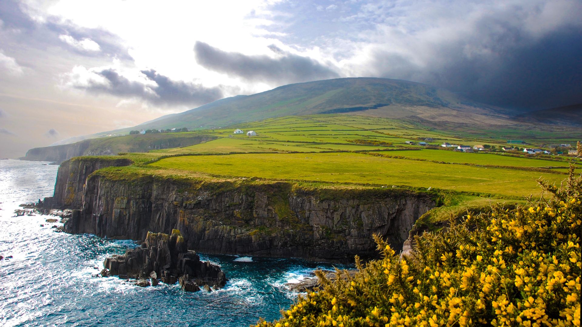 Irlanda es también conocida como la Isla Esmeralda, por el intenso color verde de sus campos (Vaga-Mundo)