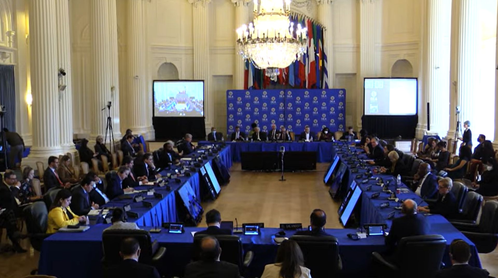 Foto de archivo de una sesión del Consejo Permanente de la Organización de Estados Americanos (OEA) en Washington