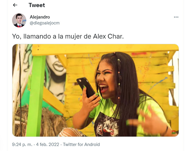 Los memes de las declaraciones de Aida Merlano que la relacionan con Álex  Char - Infobae