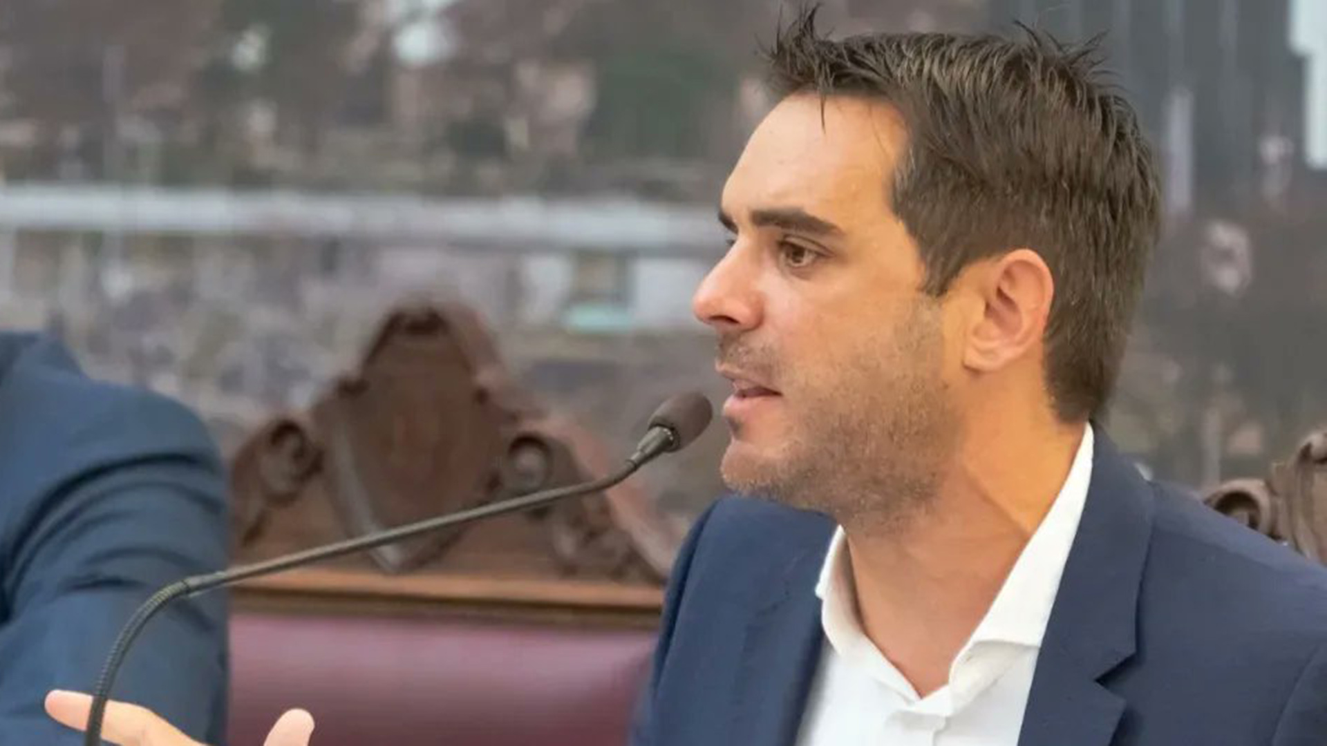 El intendente de San Nicolás, Manuel Passaglia (@manupassaglia)