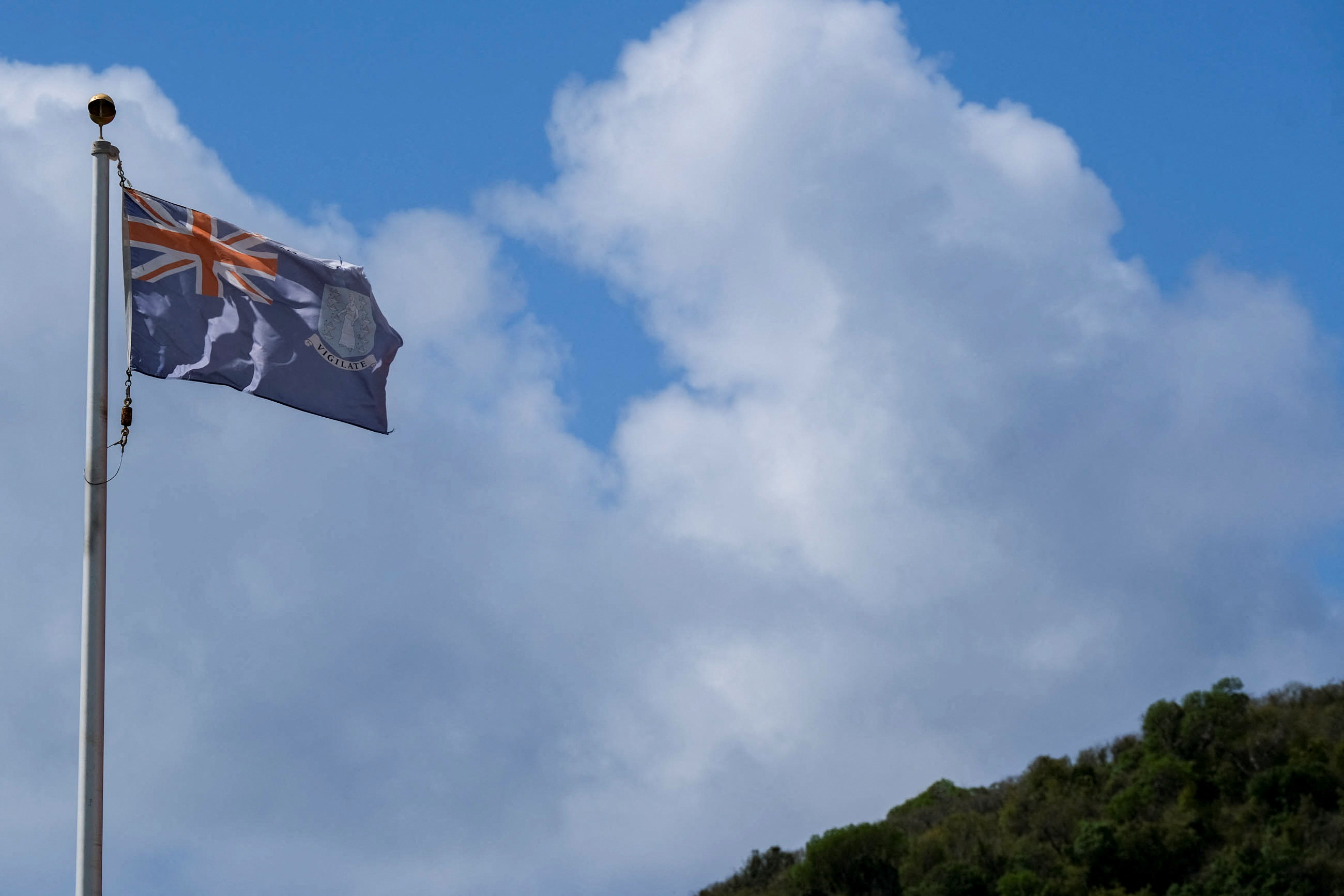 La bandera de las British Virgin Islands (REUTERS/Gabriella N. Baez)