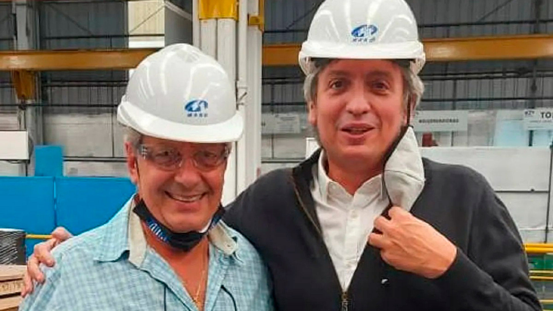 Abel Furlán, titular de la UOM, y Máximo Kirchner