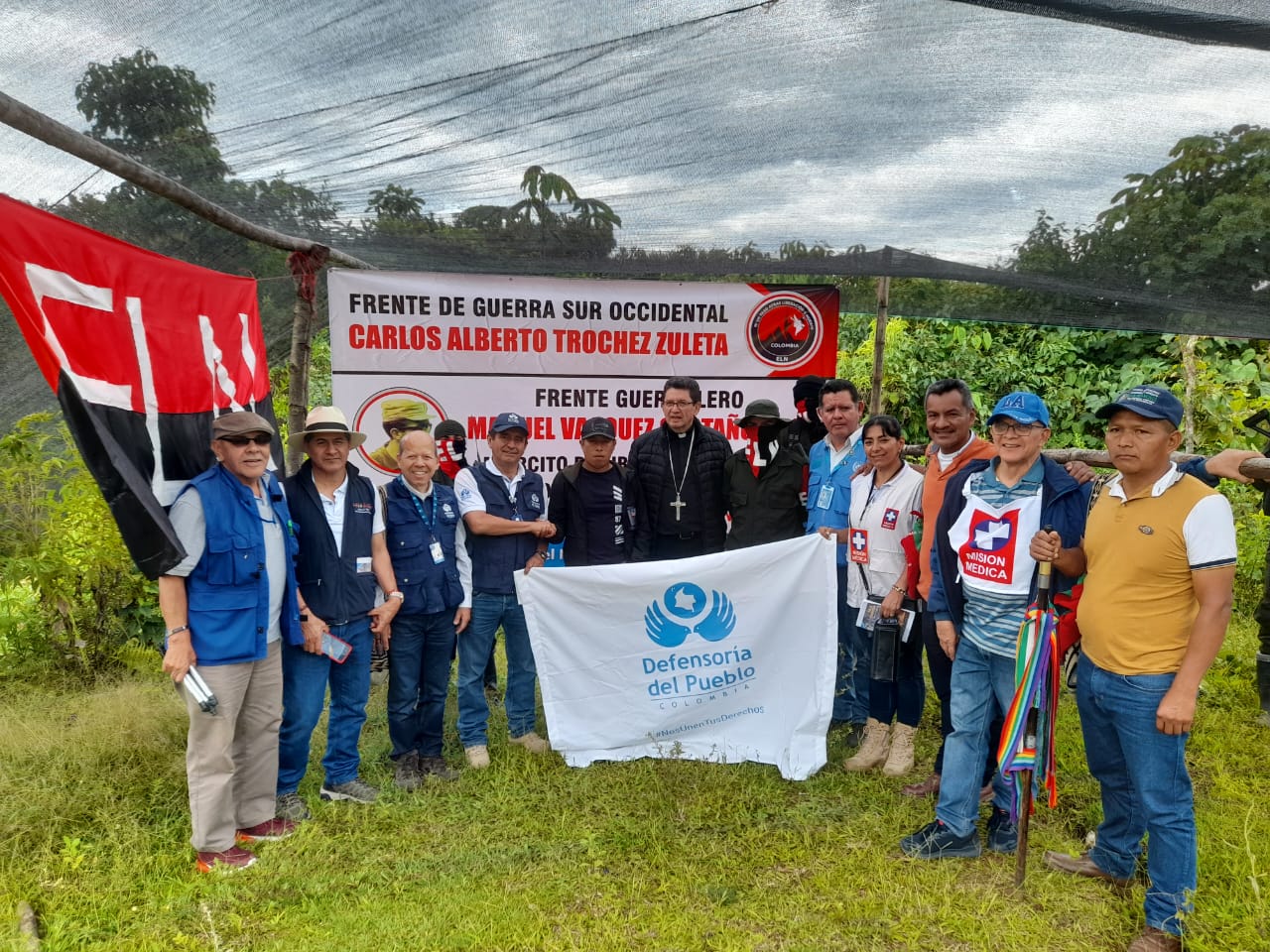 Una misión humanitaria que contó con personal de la Defensoría del Pueblo gestionó el traslado de Dayan Edmundo Poto hacia Popayán. Foto: Defensoría del Pueblo