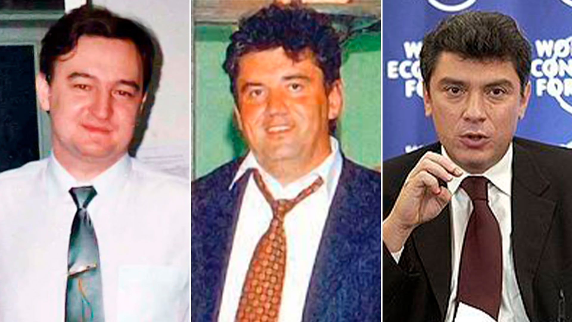 Serguei Magnitski, Alexander Perepilichni y Boris Nemtsov, tres víctimas de la persecución de Vladimir Putin