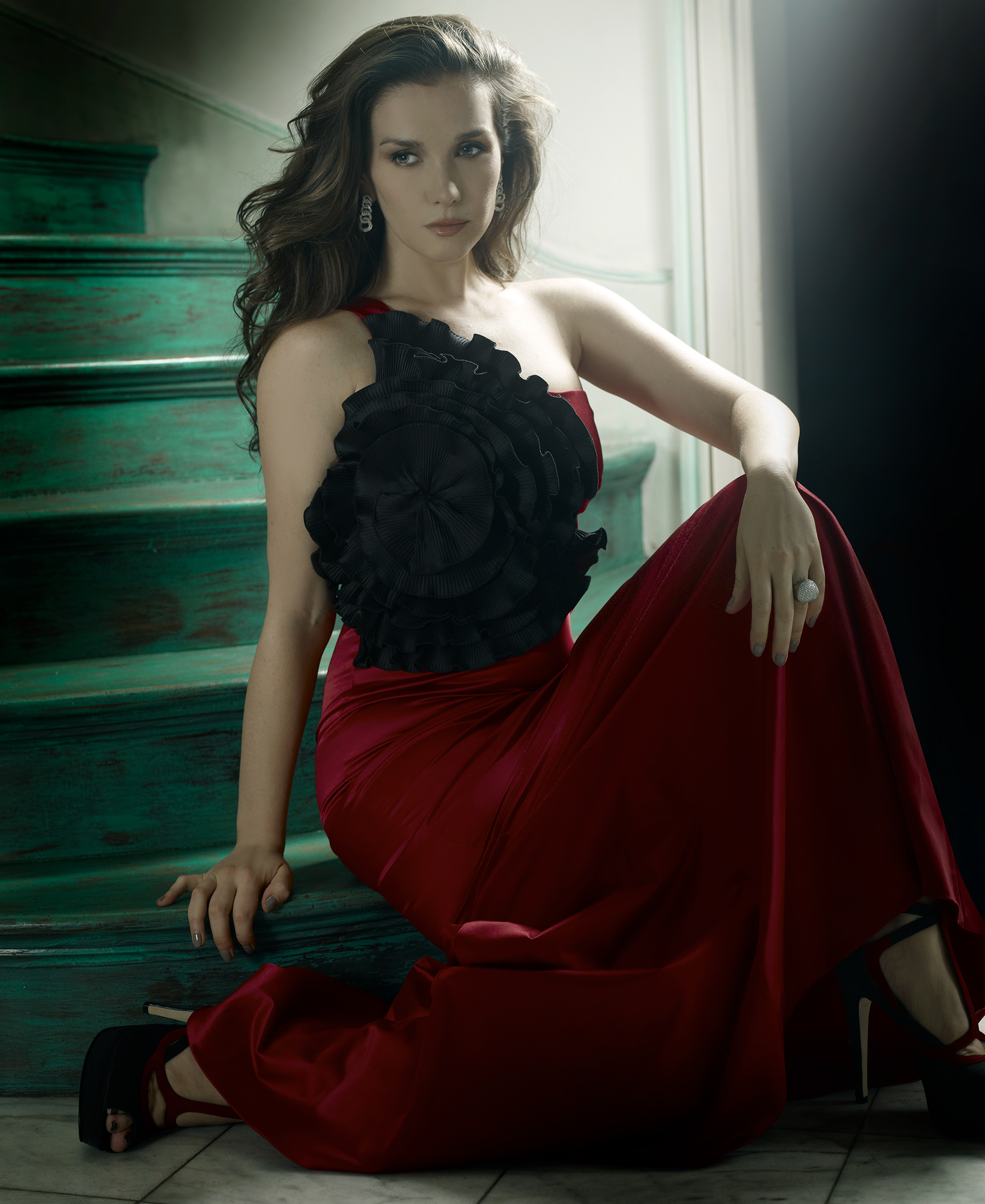 Наталья орейро в красном платье