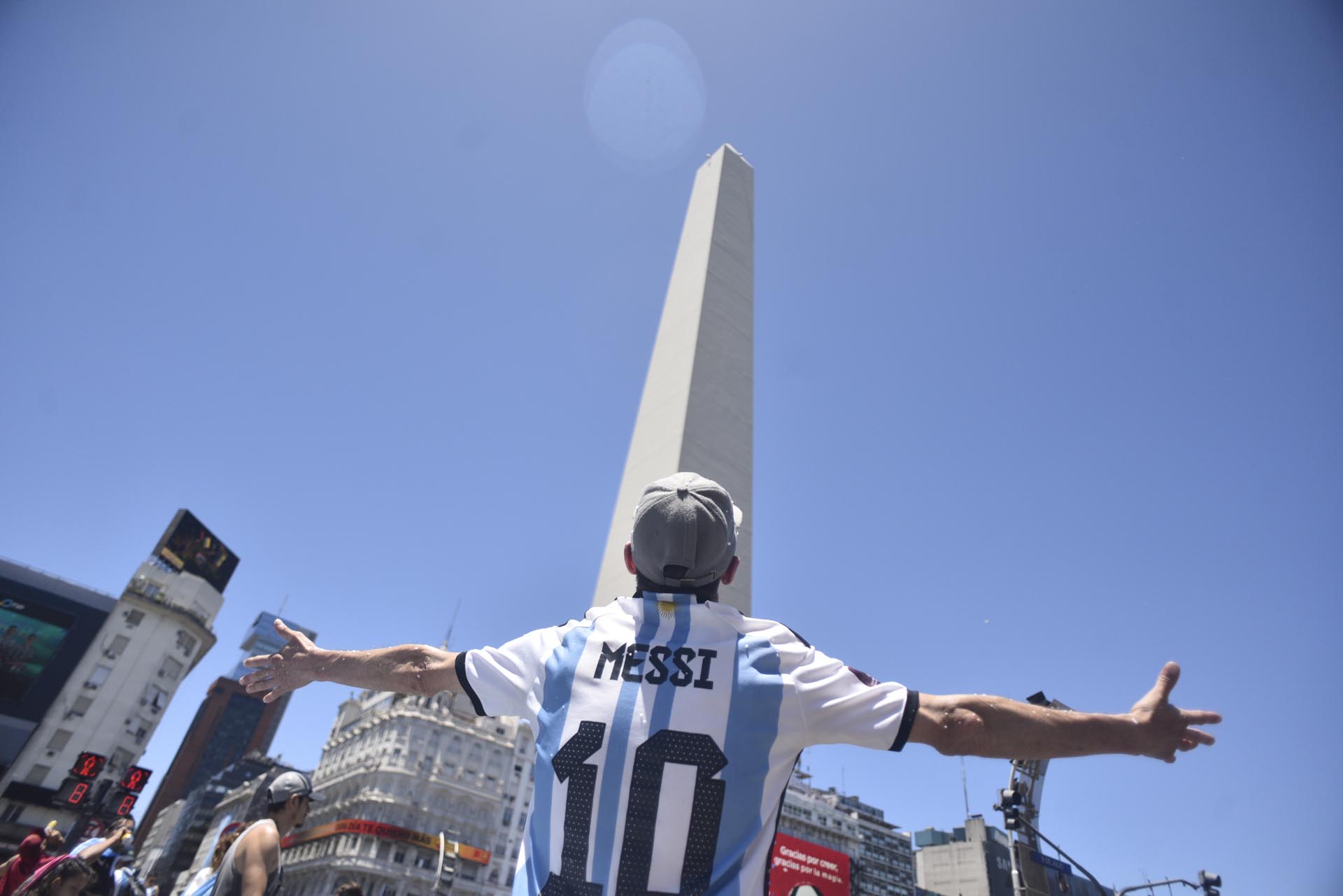 Messi y el Obelisco: dos íconos reconocibles de Argentina en el Mundo 