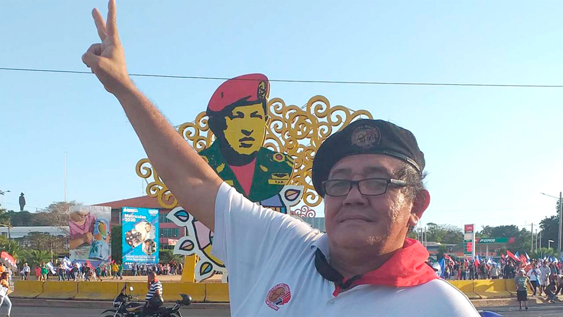 Marlon Sáenz, conocido como el "Chino Enoc" es un antiguo sandinista devenido en youtuber y crítico de Rosario Murillo. (Foto archivo)