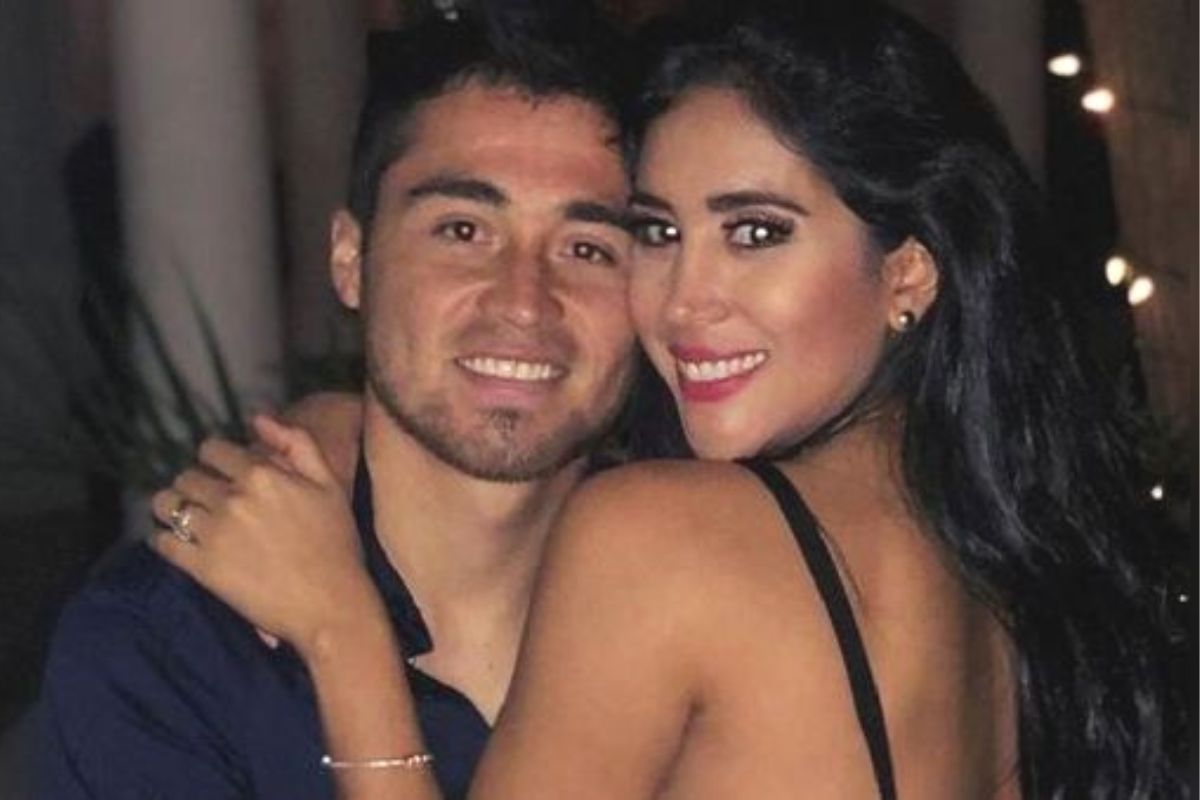 Neither Melissa Paredes nor Rodrigo Cuba can get close to their daughter.  (instagram)