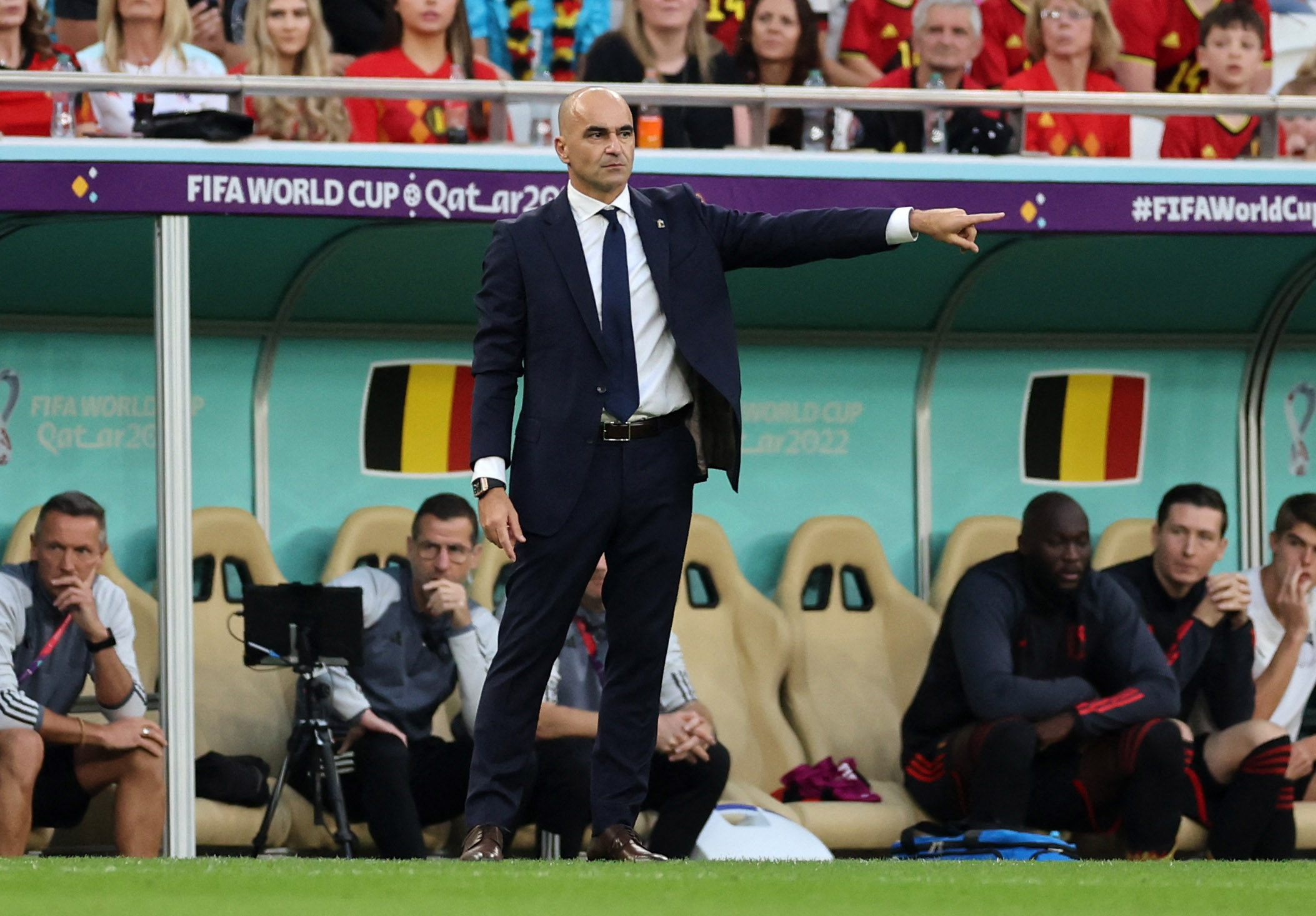 Roberto Martinez admitió que hay tensión en el vestuario de Bélgica (REUTERS/Amr Abdallah Dalsh)